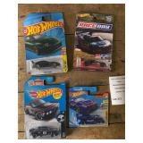 Hot Wheels Toyota Supra, Acura NSX, BMW 3.0 CSL Race Die Cast Car Lot of 4