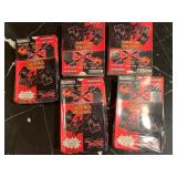 2001 XFL Super-Size Sticker Boxes by Artbox Lot of 5