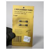 7 Amp Replacement Fuses For Holiday Light Sets - 2 Packs (Boxed Lot)