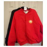 Hartwell Red (CWA) Local 2222 Union Windbreaker Jacket (Size XL)