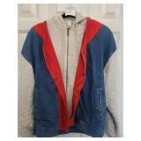 Vintage Factory Syn Jeans Denim Jacket W:Sweatshirt Lining Size L