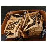 Wooden Clothes Hanger Lot