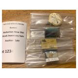 Collectible Enamel Historical Lapel Pins - Montana, Colorado, National Big Hole 