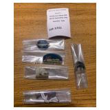 Collectible Enamel Souvenir Pins Alaska, Hiroshima & More