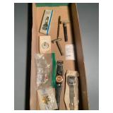 Jack Daniels Digital Quartz Watch, Ritz Crackers Promotional Wristwatch