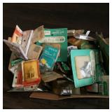 Hardware Lot -  Levolor Wand Connectors, Metal Peg Board Hanger Clips & More