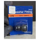 U-Plumb-It Snap Washer Fitting (Dual Thread 276) Lot