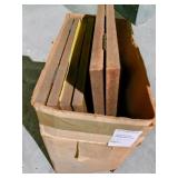 Dark Wood Laminate Folding Dining Table Extension Leaf Tabletop - Lot of 3