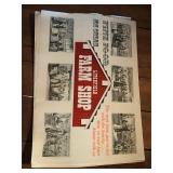 Vintage Litchfield Farm Shop Paper Farmhouse Style Placemats - 3 Boxes (1)