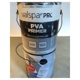 5 Gallon Pail Of Valspar PRO PVA Primer