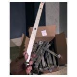 Metal Gate Hinge Straps Metal Hardware Lot (1 Box)