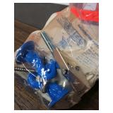 Decorative Cobalt Blue Wall Ceiling Bracket Lot