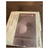 Portfolio Wall Sconce W Specialty Bronze Finish & White Etched Glass Shade (1)