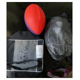 POOF Foam Football, Key Quest Cooler, Red Safety Glasses, Sunglasses, 