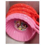Childrens Sip a Bowl Set Cereal Bowls W:Straws - Disney, Paw Patrol, PJ Mask