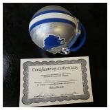 Barry Sanders Autographed Detroit Lions Mini Helmet W COA�