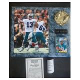 Framed Dan Marino Photographic Print & Memorabilia Card W:COA