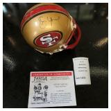 Steve Young Autographed Mini San Francisco 49ers Helmet W COA