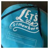 Blue WolfWise Easy Pop Up Beach Tent Sun Shelter W Carry Bag