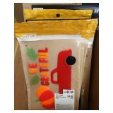 Creatology Holiday Window Gel Cling Lot
