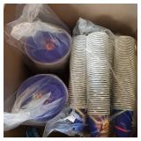 Laser Quest Party Supplies - Plastic & Paper Cups, Paper Cake Plates 