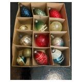 Mercury Glass Christmas Ornament Lot