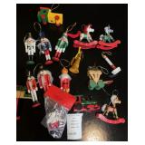 Wooden Christmas Ornaments - Nutcrackers, Toy Soldiers & Rocking Horses (1)