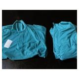 Lot of Teal Red Kap Polo Work Shirts W Pocket (Size S)
