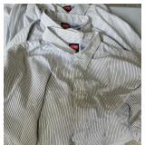 Red Kap Long Sleeve Pin Striped Work Shirt Lot (Size 4XL)