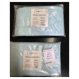 Mainstays Powder Blue Marjorie Curtain Panels Lot of 2