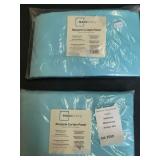 Teal Mainstays Marjorie Curtain Panels Lot of 2