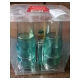 Coca-Cola Bell Soda Set - 1 Quart Pitcher & Four 16 oz. Tumblers