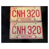 Dukes of Hazzard Metal Stamped Replica License Plates (1)