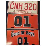 Dukes of Hazzard Metal Stamped Replica License Plates 2