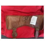 Marlboro Country Store Red Travel Duffle Bag W:Embossed Monogram M