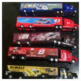 NASCAR Collectible Die-Cast Hauler Truck Lot