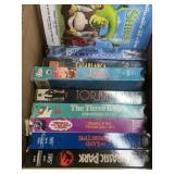 VHS Lot -  Shrek, Peter Cottontail. The Land Before Time, Jurassic Park & More