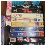 VHS Movie Lot - Batman Forever, The Fugitive. Grease, Home Alone 1 & 2