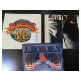 Record Album Lot -  Styx, The Rolling Stones, Sgt. Peppers LH Club Band & More
