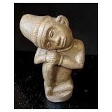 African Kongo Ntadi Funeral Hand Carved Stone Sculpture