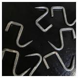 Hand-Forged Iron Butcher Hooks
