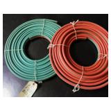 Twin Welding Hoses (Green & Red) - 25 Ft