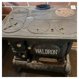 Waldron Cast Iron Parlor Cookstove  A.S. Romberger Co Cleveland, Ohio