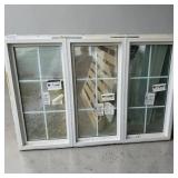 Alside Model 3004 Fixed Lite, Solid Vinyl, Double Glazed Glazed Window (1 Unit) (1)