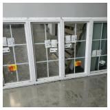 Alside Model 3004 Fixed Lite, Solid Vinyl, Double Glazed Glazed Window Lot
