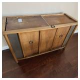 1962 Magnavox Model 657 Danish Modern Console W Dark Walnut Cabinet 