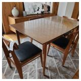 Stanley Furniture MCM Dining Set (Expandable Table & Four Chairs)