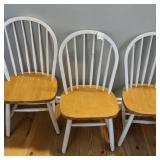 Wood Yellow Chairs