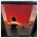 Evening Lounge& Cigar Bar Framed Prints by Canadian Artist Brent Lynch 