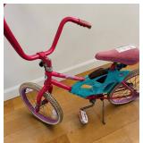 Bright Pink & Teal Huffy Sea Star Girls Bike  (1)